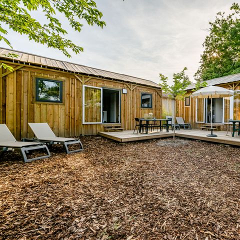 MOBILE HOME 10 people - Cabin TWIN 6 Rooms 10 Persons Air-conditioned + TV