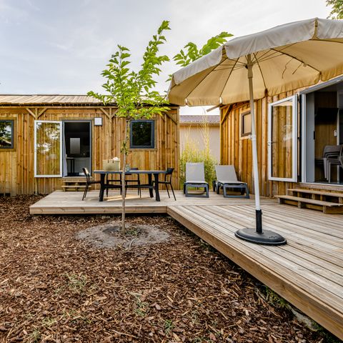 Mobile home 10 persons - Cabin TWIN 6 Rooms 10 Persons Air-conditioned + TV
