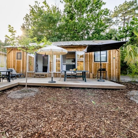 MOBILHOME 10 personnes - Cabane TWIN 6 Pièces 10 Personnes Climatisé + TV