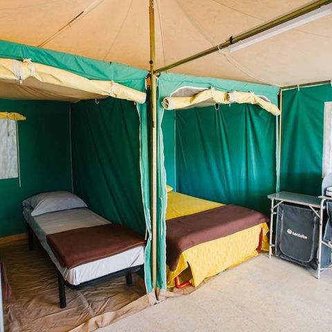 Bungalowzelt 5 Personen - BENGALI Toilé 5 pers ausgestattet (ohne Sanitäranlagen)