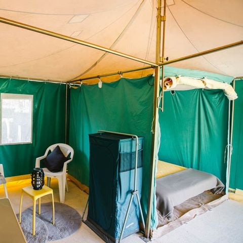 Glamping tent 2 persons - BENGALI Toilé 2 pers equipped (without sanitary)