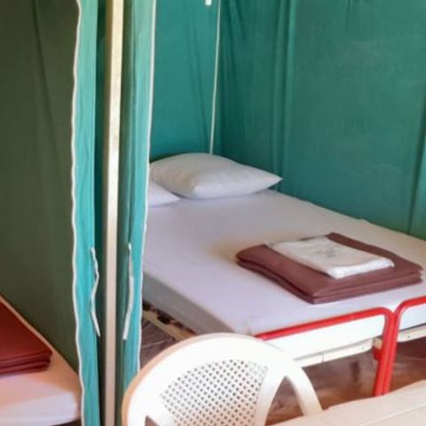 Glamping tent 2 persons - BENGALI Toilé 2 pers equipped (without sanitary)