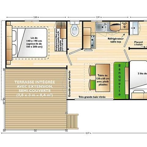 Mobilhome 4 personas - LOGIA
