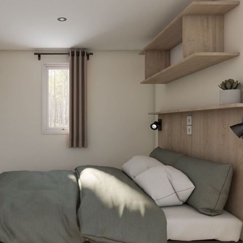 Mobilheim 6 Personen - Komfort + KLIMA 3 Zimmer 6 Personen