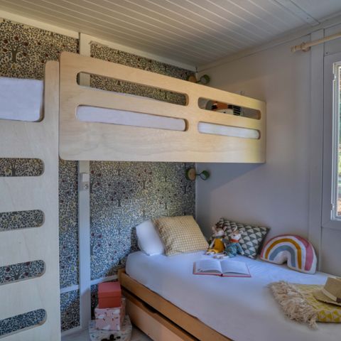 BUNGALOW 5 personnes - Cabane Confort 2 chambres 35m² (Rénovée 2022)