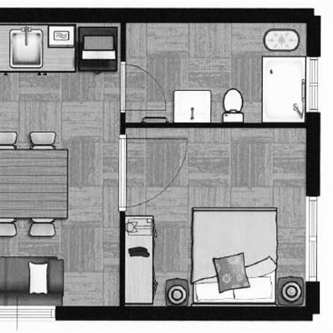 Bungalow 2 personen - Bungalow Caliu