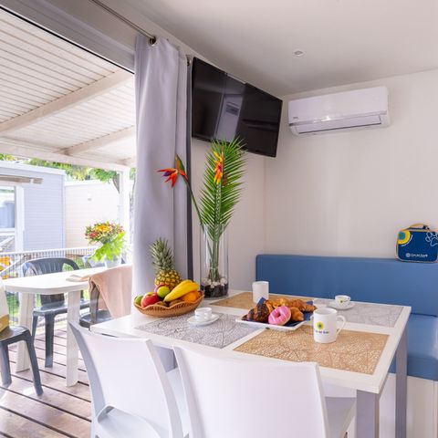 Stacaravan 4 personen - Lodge Comfort Hond