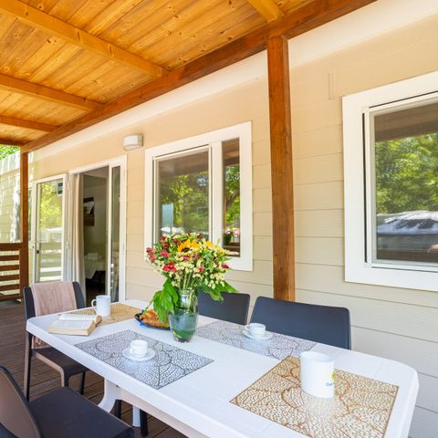 Stacaravan 4 personen - Lodge Superieur A (PMR)