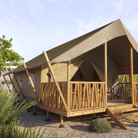 Safaritent 6 personen - Toilé ingericht comfort 3 kamers