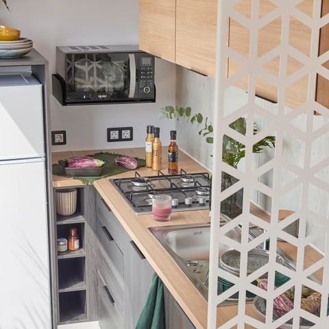 Mobilheim 7 personen - Mobilheim 4 Zimmer - Empfang von Babybett nicht möglich