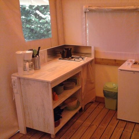 CANVAS BUNGALOW 5 people - Bungalow Toilé Standard 19m² (2 bedrooms) - Covered terrace 6m² - Without bathroom 5 pers