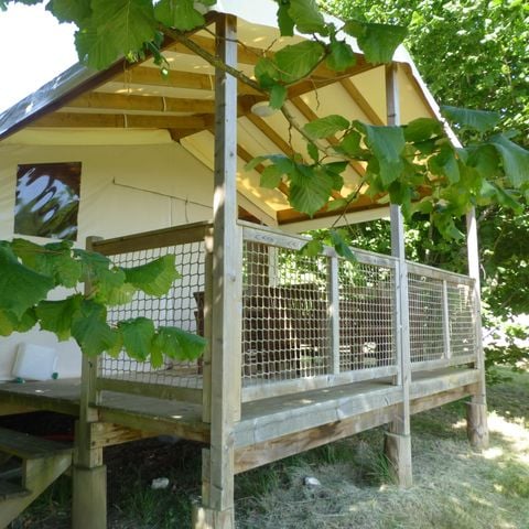 CANVAS BUNGALOW 5 people - Bungalow Toilé Standard 19m² (2 bedrooms) - Covered terrace 6m² - Without bathroom 5 pers