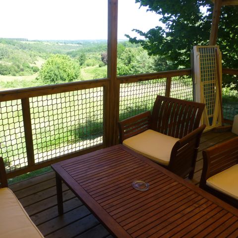 CANVAS BUNGALOW 5 people - Bungalow Toilé Standard 19m² (2 bedrooms) - Covered terrace 6m² - Without bathroom 5 pers