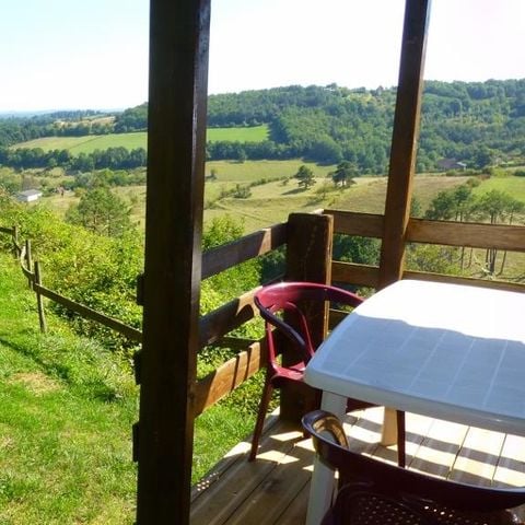 CHALET 4 personnes - Chalet Standard 25m² (1 chambre) - Terrasse couverte 9m² 2/4 pers