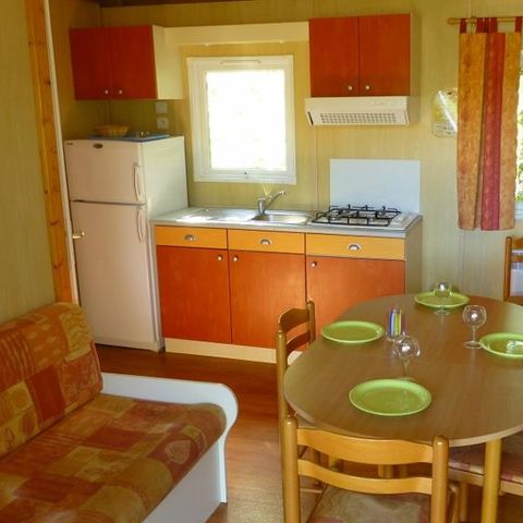 Chalet 6 personen - Chalet Goa Confort 32m² (3 kamers) - Overdekt terras 16m² - TV 6 pers