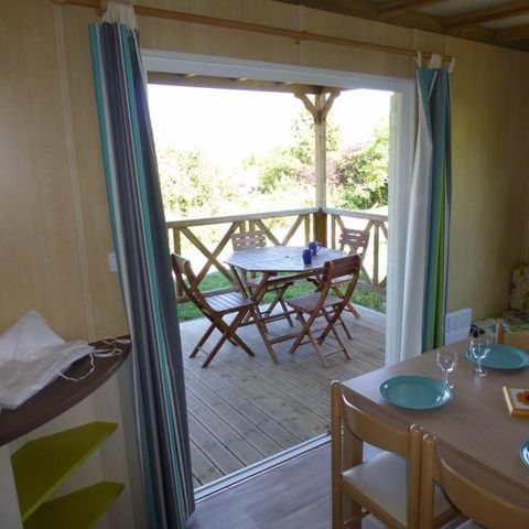 Chalet 4 persons - Chalet Charmille Confort 24-26.5m² (2 bedrooms) - Covered terrace 12m² - TV 4 pers