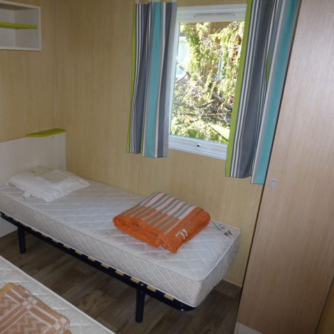 Chalet 4 personen - Chalet Charmille Confort 24-26.5m² (2 Zimmer) - Überdachte Terrasse 12m² - TV 4 pers.