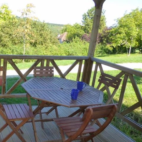 Chalet 4 personen - Chalet Charmille Confort 24-26.5m² (2 Zimmer) - Überdachte Terrasse 12m² - TV 4 pers.