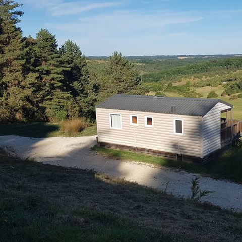 Mobile home 5 persons - Mobil-home Chêne Confort 23m² (2 bedrooms) - Covered terrace 10m² - Sunday/Sunday 5 pers
