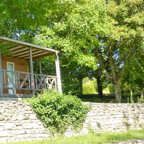 CHALET 2 people - Chalet Noisette Confort 16m² (1 bedroom) - Covered terrace 8m² - TV 2 pers