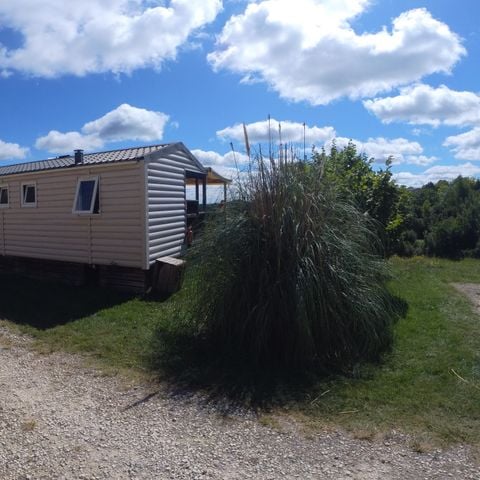 Stacaravan 5 personen - Stacaravan Chêne Confort 23m² (2bed - 5pers) - overdekt terras 10m2 - zaterdag/zaterdag 5 pers