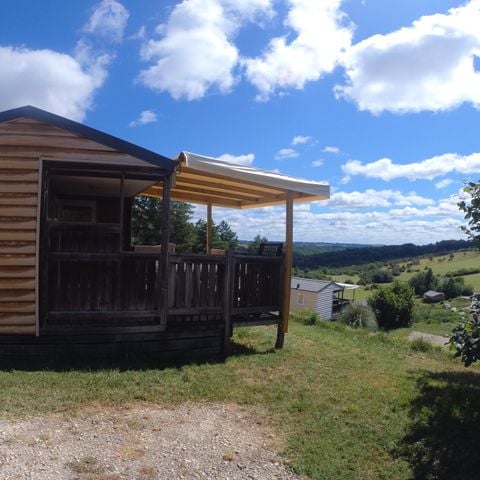 Stacaravan 5 personen - Stacaravan Chêne Confort 23m² (2bed - 5pers) - overdekt terras 10m2 - zaterdag/zaterdag 5 pers