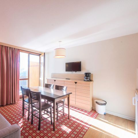 Appartement 4 personen - Klassiek appartement met 1 slaapkamer voor 4 personen, adembenemend uitzicht vanaf het balkon
