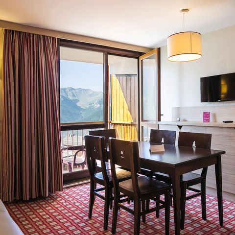 Appartement 4 personen - Klassiek appartement met 1 slaapkamer voor 4 personen, adembenemend uitzicht vanaf het balkon