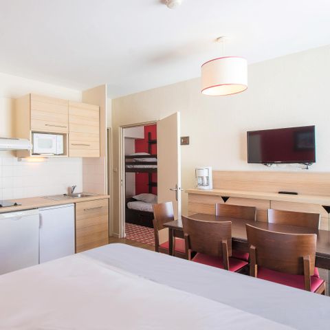 Appartement 6 personen - Klassiek appartement met 1 slaapkamer, geschikt voor 6 personen, adembenemend uitzicht