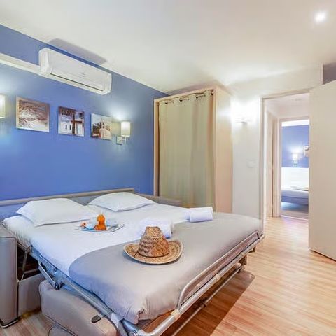 Appartement 4 personen - Klassiek duplexappartement met slaapkamer voor 4 personen, terras en airconditioning
