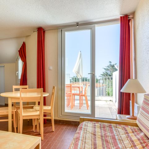 Appartement 4 personen - Essentiel Appartement met 4 slaapkamers en terras op de begane grond
