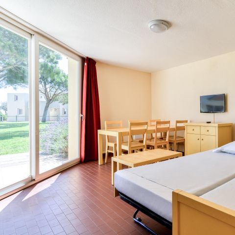 Appartement 7 personen - Essentiel Appartement met 2 slaapkamers, geschikt voor 7 personen, terras op de begane grond