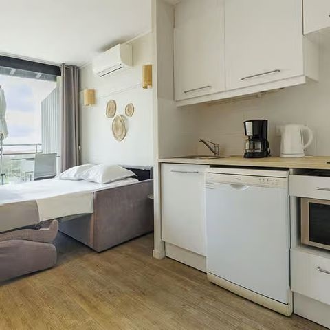 Piso 6 personas - Apartamento Premium de 2 habitaciones para 6 personas, con vistas impresionantes, terraza y aire acondicionado