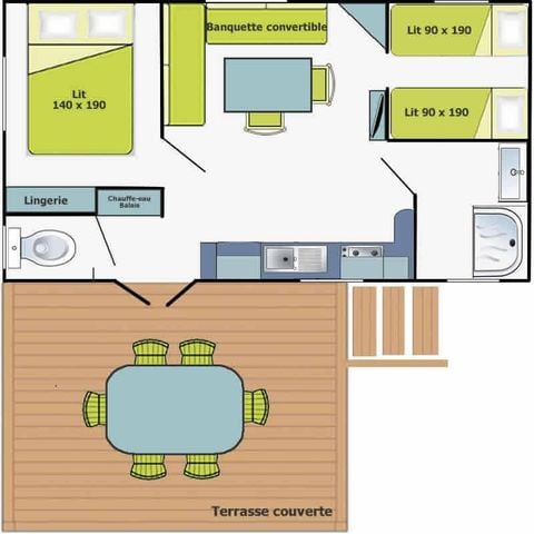 Mobile home 6 persons - The Wapiti