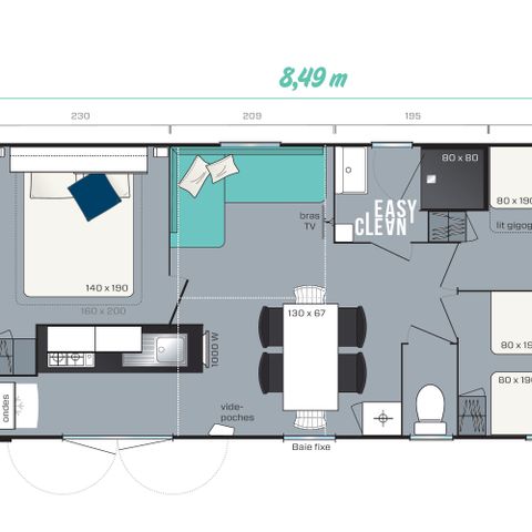 CASA MOBILE 6 persone - La Riviera 3