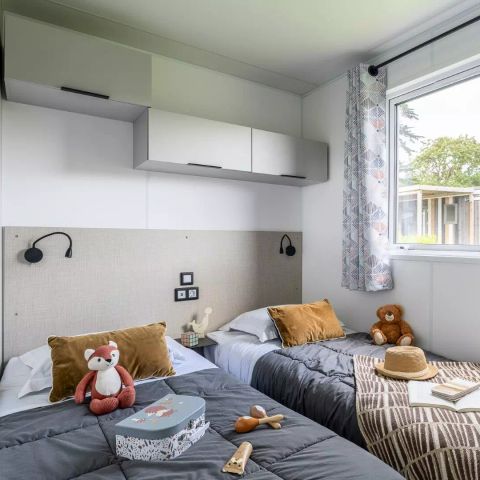 Mobilheim 6 personen - Hütte 4 Zimmer 6 Personen Klimatisiert + TV
