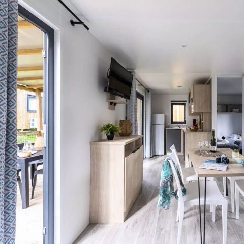 Mobilheim 4 Personen - Komfort 3 Zimmer 4 Personen + TV