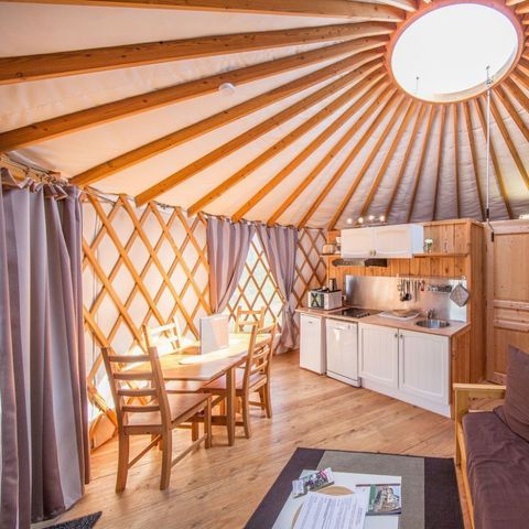 Unusual 6 persons - Medium Yurt 3 Rooms 4/6 persons Air conditioned