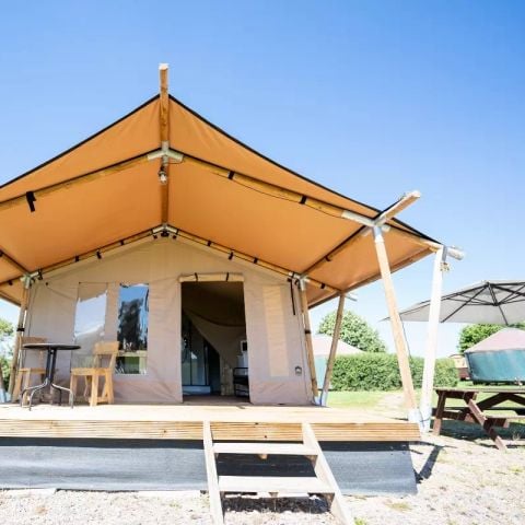 TENTE TOILE ET BOIS 4 personnes - Lodge Safari 2 Pièces 4 Personnes (2 adultes + 2 enfants -12 ans)