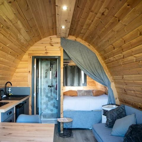 AUßERGEWÖHNLICHE UNTERKUNFT 4 Personen - Lodge des Bois 2 Zimmer 2/4 Personen (2 Erwachsene + 2 Kinder -12 Jahre) + Jacuzzi