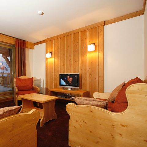 Appartement 4 personen - 2-kamer appartement met slaapgedeelte voor 4 personen