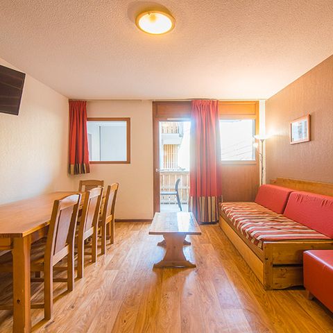 Apartement 4 Personen - 2-Zimmerwohnung mit Schlafbereich 4 Personen - Bergblick