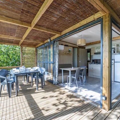 Chalet 4 personen - Cottage Premium 2 slaapkamers 4 personen uitzicht op het meer