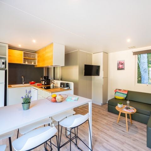 MOBILE HOME 5 people - Premium Exclusive | 2 Bedrooms | 5 Pers. | Covered Terrace | 2 bathrooms | TV