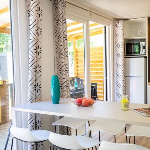 MOBILE HOME 6 people - Premium Exclusive | 3 Bedrooms | 6 Pers | Covered Terrace | 2 bathrooms | TV
