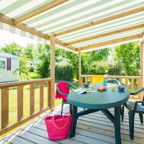 MOBILE HOME 4 people - Comfort XL | 2 Bedrooms | 4 Pers. | Raised terrace | TV