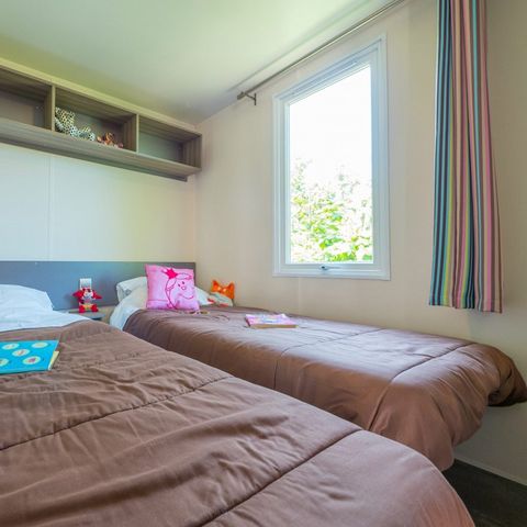 MOBILHOME 4 personnes - Comfort XL | 2 Ch. | 4 Pers. | Terrasse surélevée | Clim. | TV