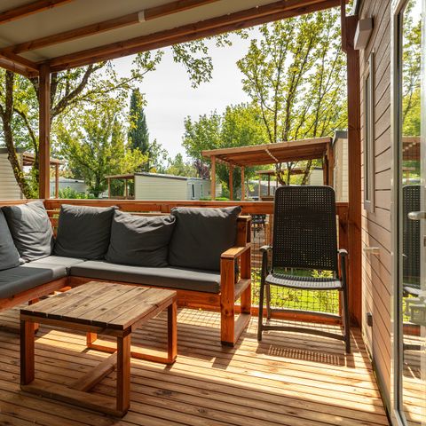 MOBILE HOME 6 people - Premium | 3 Bedrooms | 6 Pers. | Terrace Lounge | Air-con.