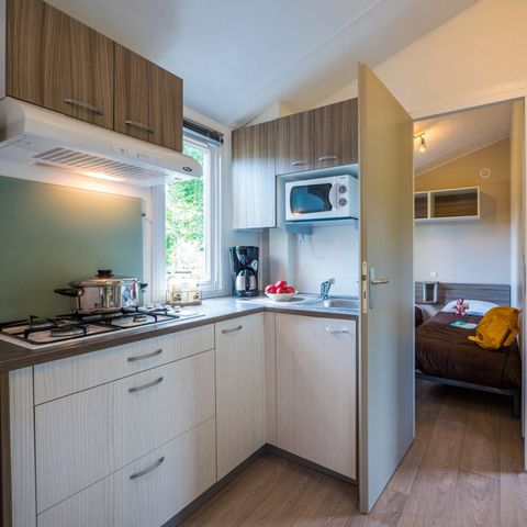 Mobilheim 6 personen - Comfort | 3 Zi. | 6 Pers. | Erhöhte Terrasse | Clim.