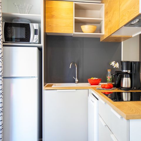 MOBILHOME 6 personnes - Premium Exclusive | 3 Ch. | 6 Pers. | Terrasse surélevée | 2 SDB | TV